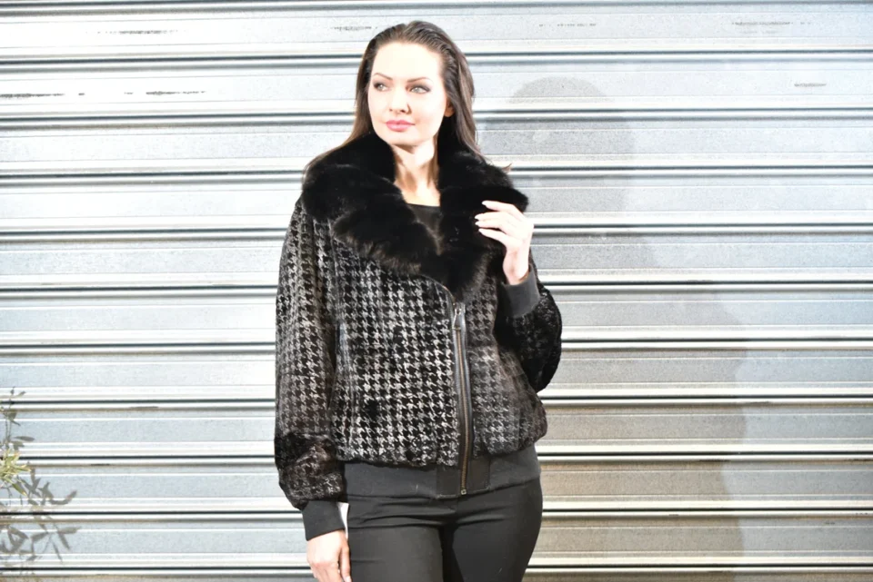 Bomber Sable Black Pie De Pull