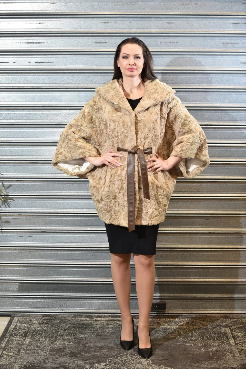 Persian Cape Mink Pastel One Size