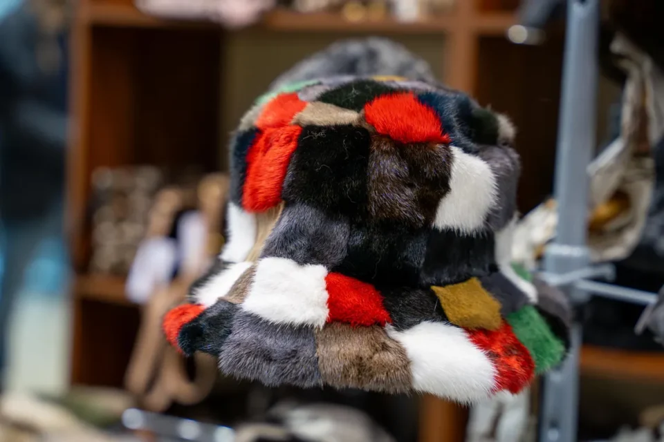 Bucket Fur Mink Multicolor