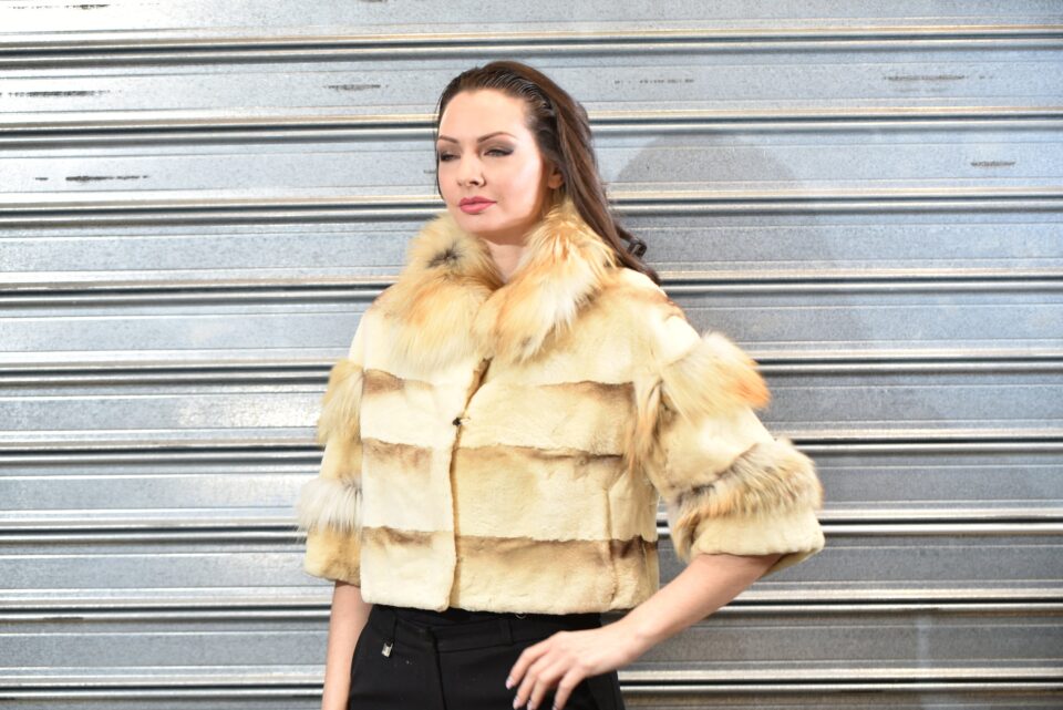 Mink Short Jacket Haircat with Fox