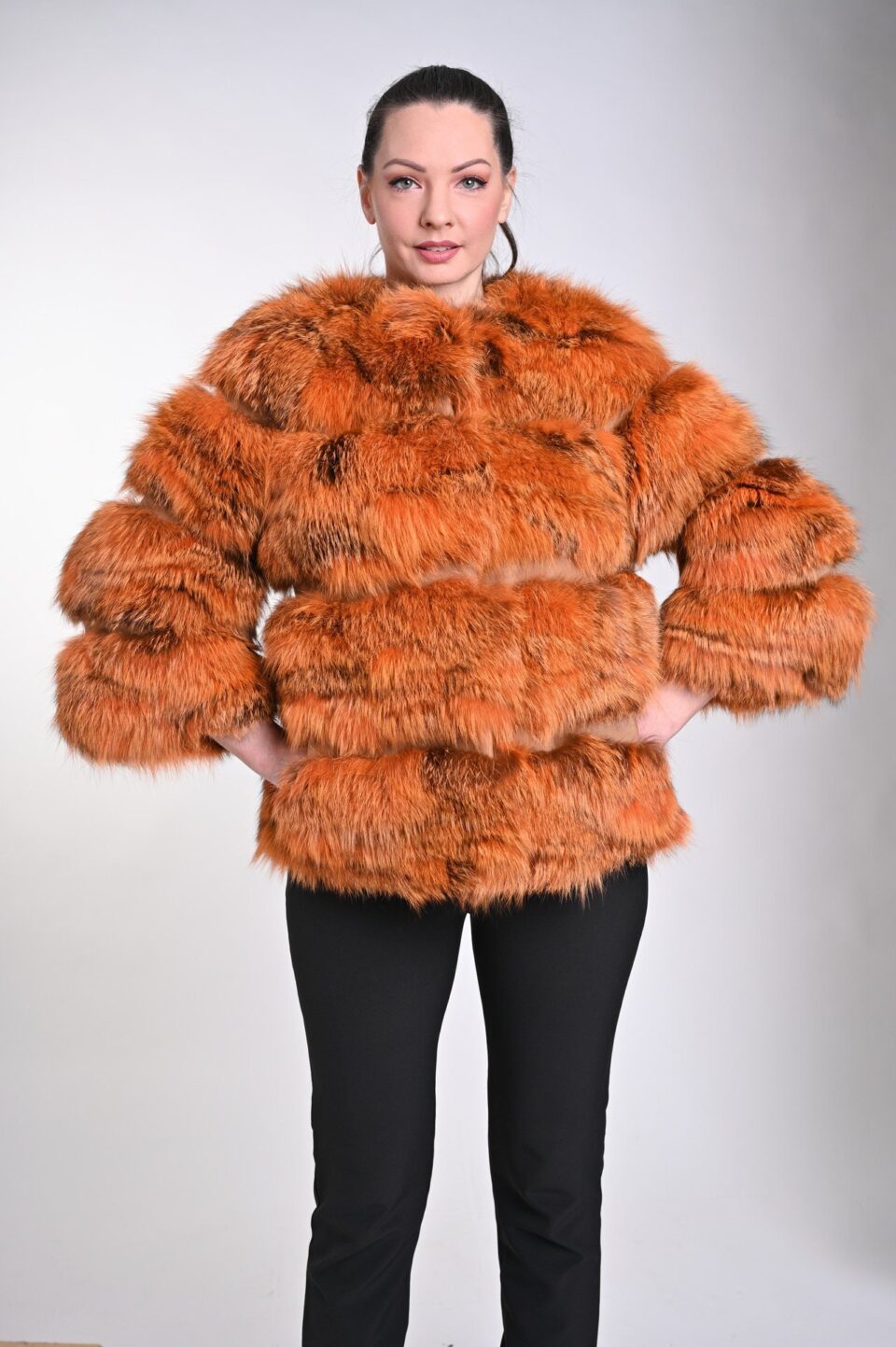 Fox Fur Jacket Orange Channel Model